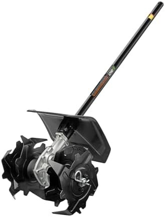Alt Text for image 1: EGO Power+ Cultivator Attachment Connected to Multi-Head System