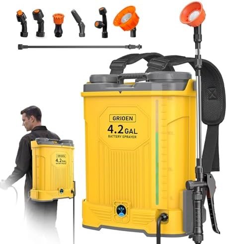 Alt Text for image 1: 4.2 Gal Backpack Sprayer showcasing its robust design