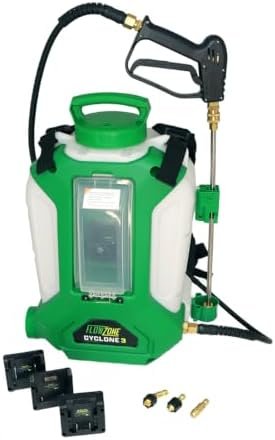 Alt Text for image 1: FlowZone Cyclone 3 Backpack Sprayer Front View